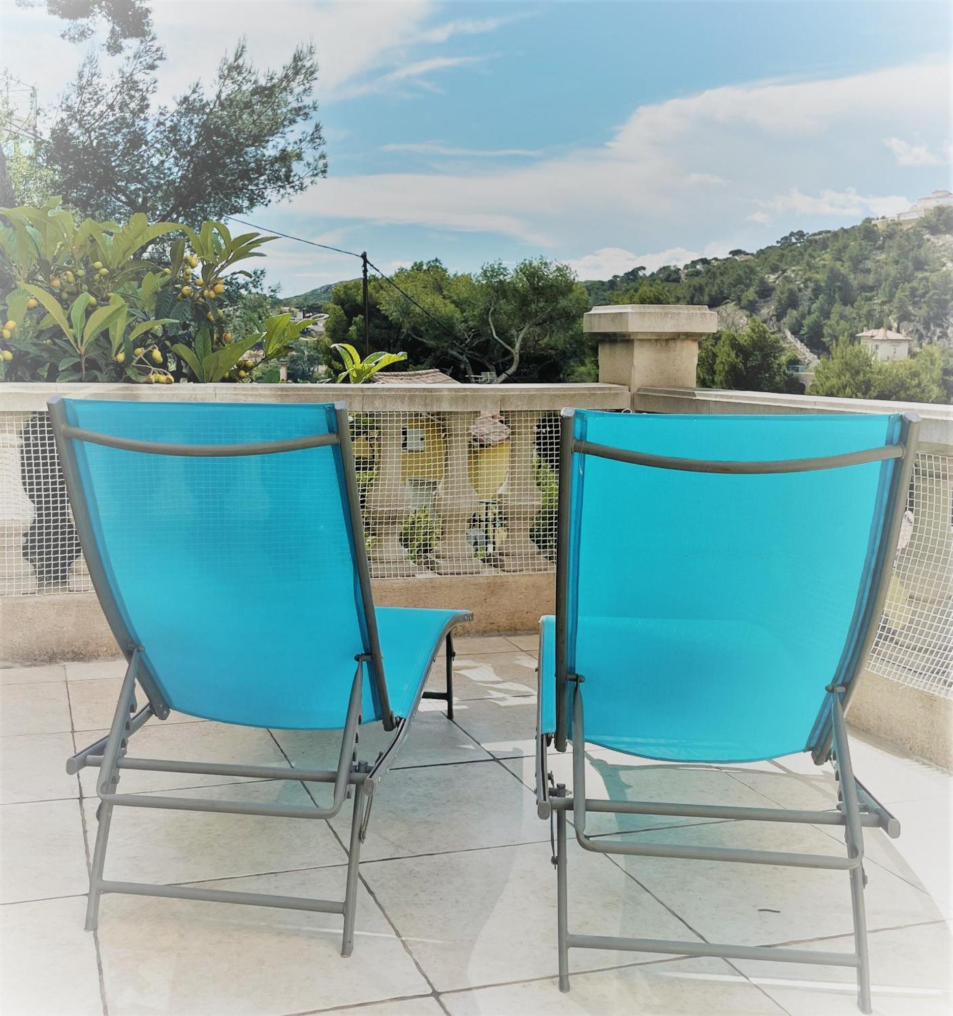 La Casa Calanquaise - Mer A 250M Accessible A Pied - T2 Spacieux Independant - Terrasse Ombragee Ensues-la-Redonne Exterior foto